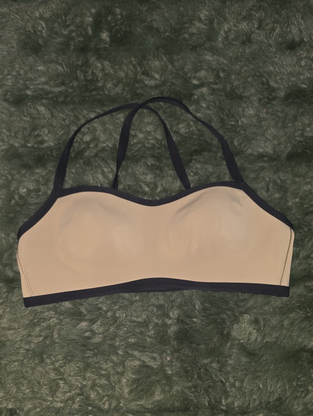 Lululemon Nwts Like A Cpoud Bra B/C CONTRAST TRIM! RUCU/BLK! Sz 10!
